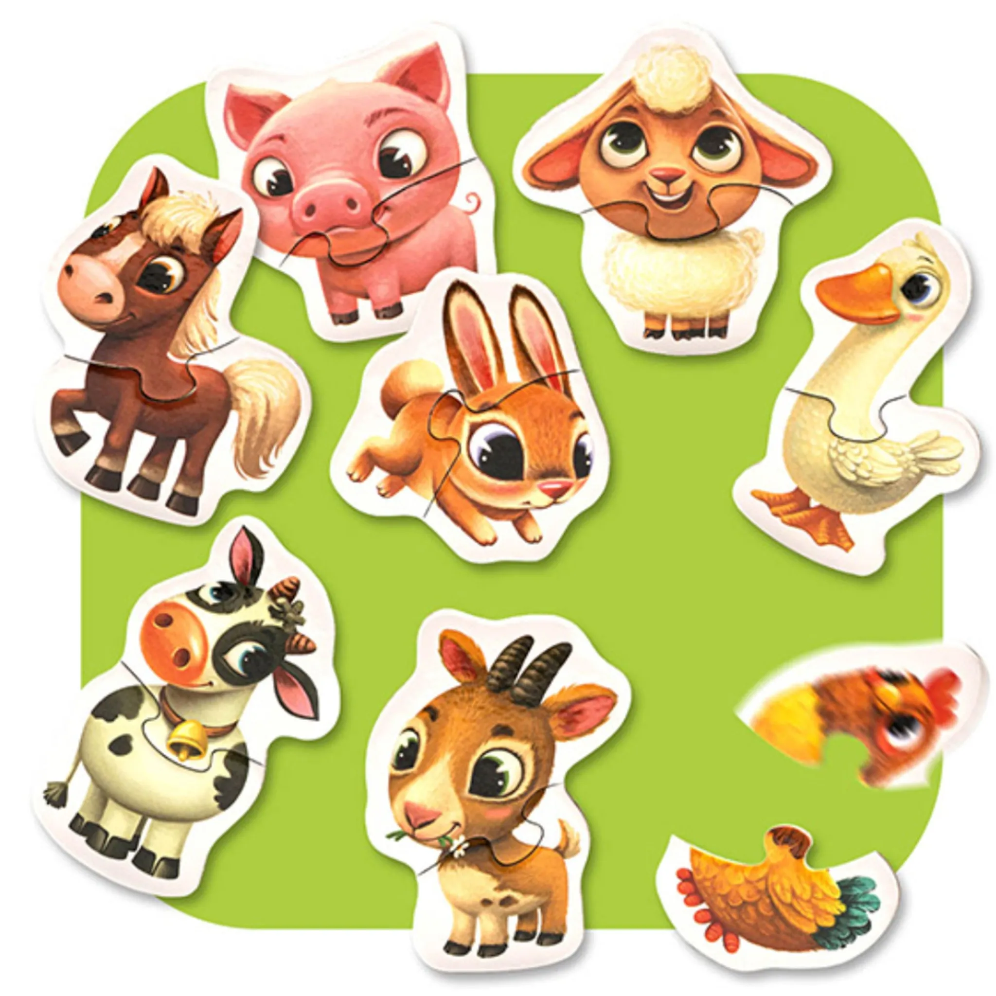 Kids Chefclub Puzzle Farm Animals