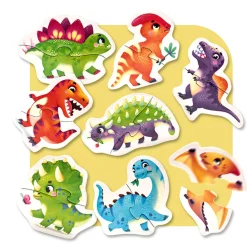 Kids Chefclub Puzzles>Puzzle Happy Dinosaurs