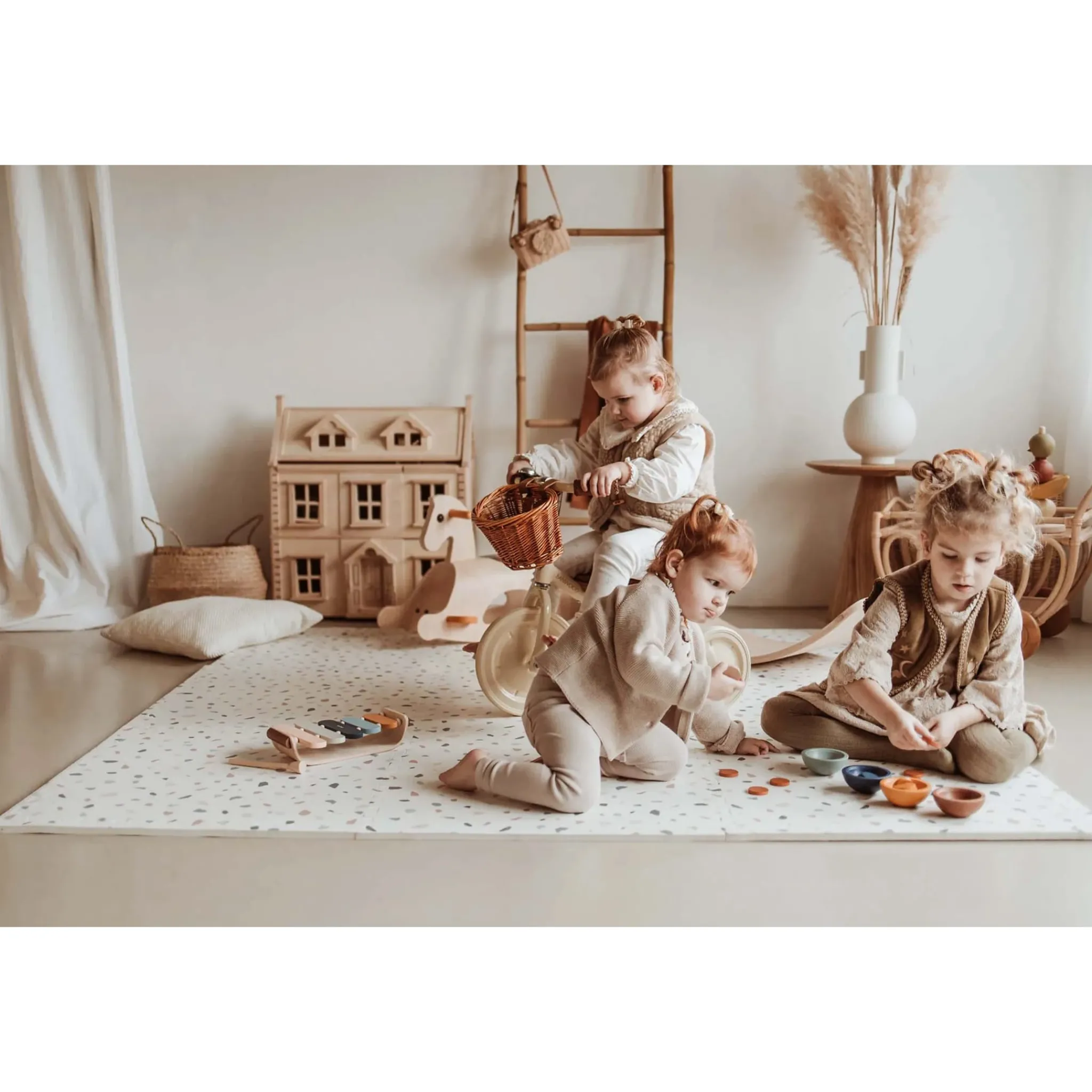 Play N Go Developmental Toys|Play Mat>Puzzle Mat Alphabet / Terrazzo