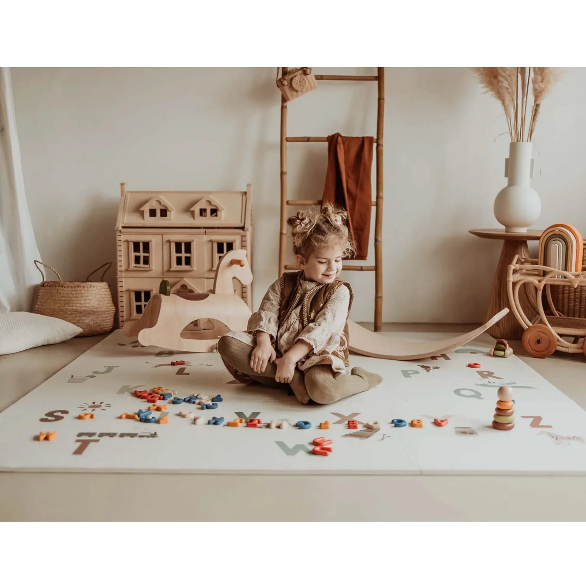Play N Go Developmental Toys|Play Mat>Puzzle Mat Alphabet / Terrazzo