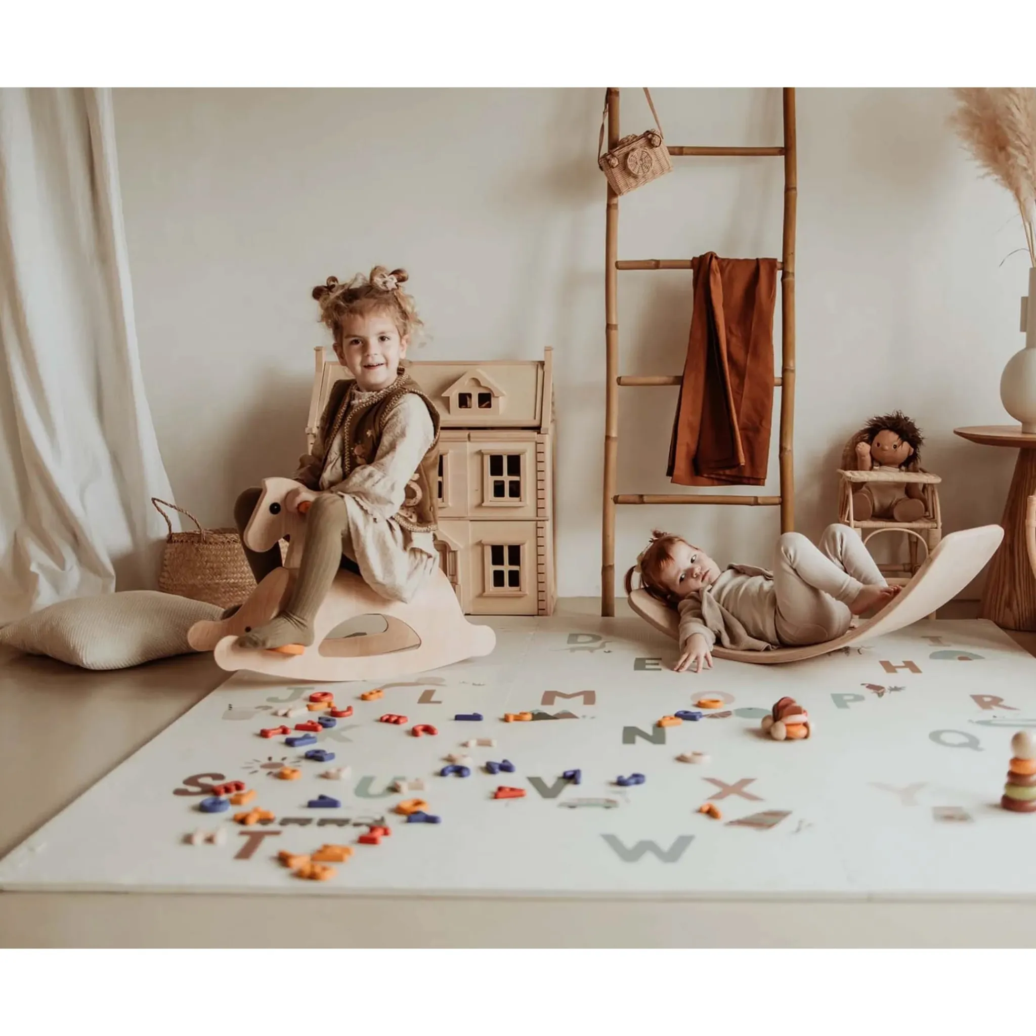 Play N Go Developmental Toys|Play Mat>Puzzle Mat Alphabet / Terrazzo