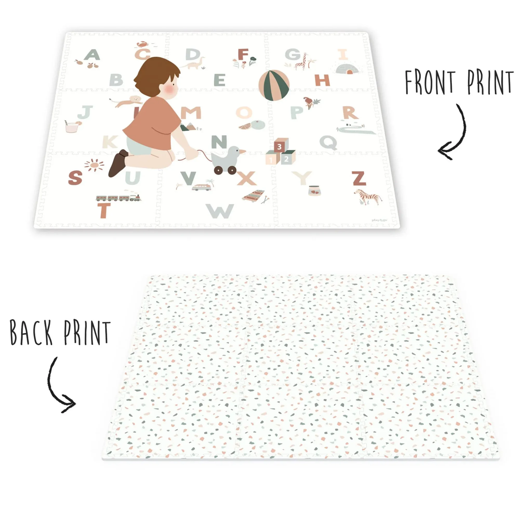 Play N Go Developmental Toys|Play Mat>Puzzle Mat Alphabet / Terrazzo