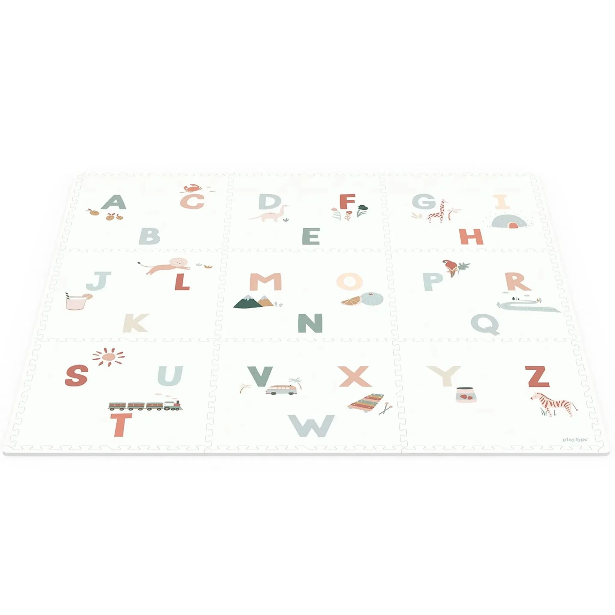Play N Go Developmental Toys|Play Mat>Puzzle Mat Alphabet / Terrazzo