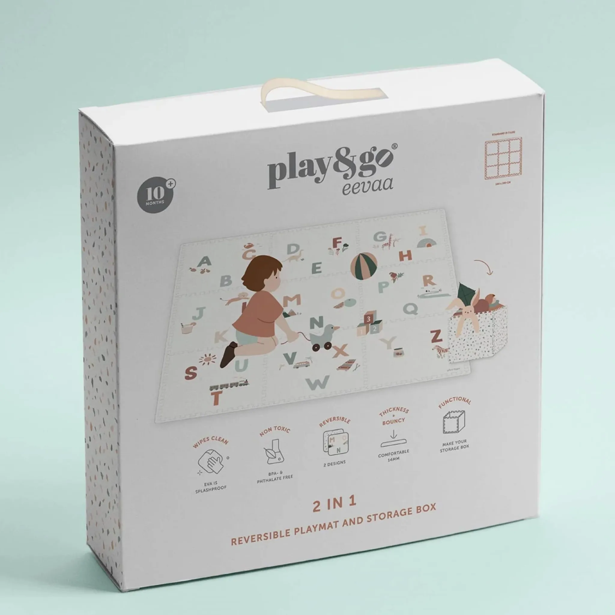 Play N Go Developmental Toys|Play Mat>Puzzle Mat Alphabet / Terrazzo