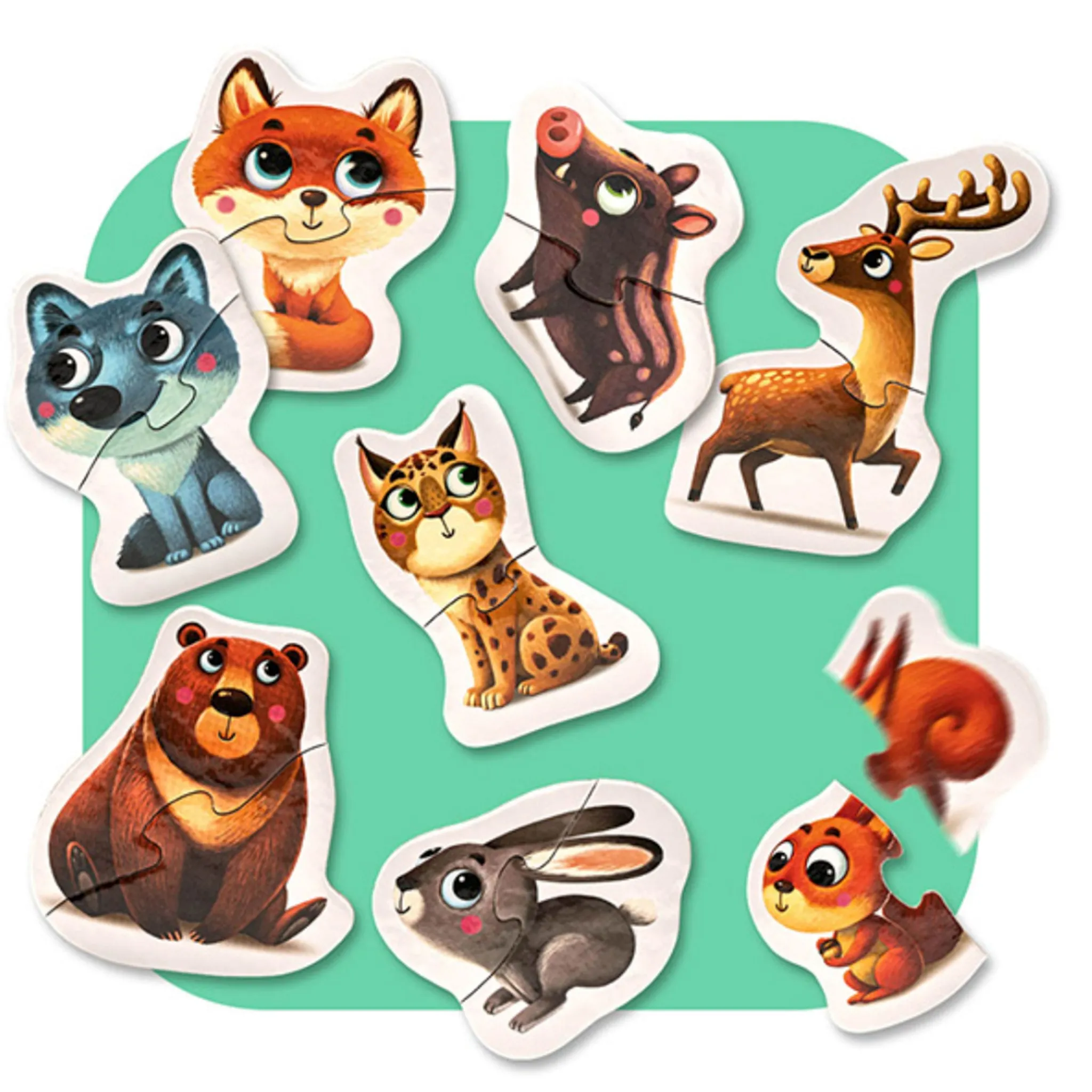 Kids Chefclub Puzzle Mountain Animals