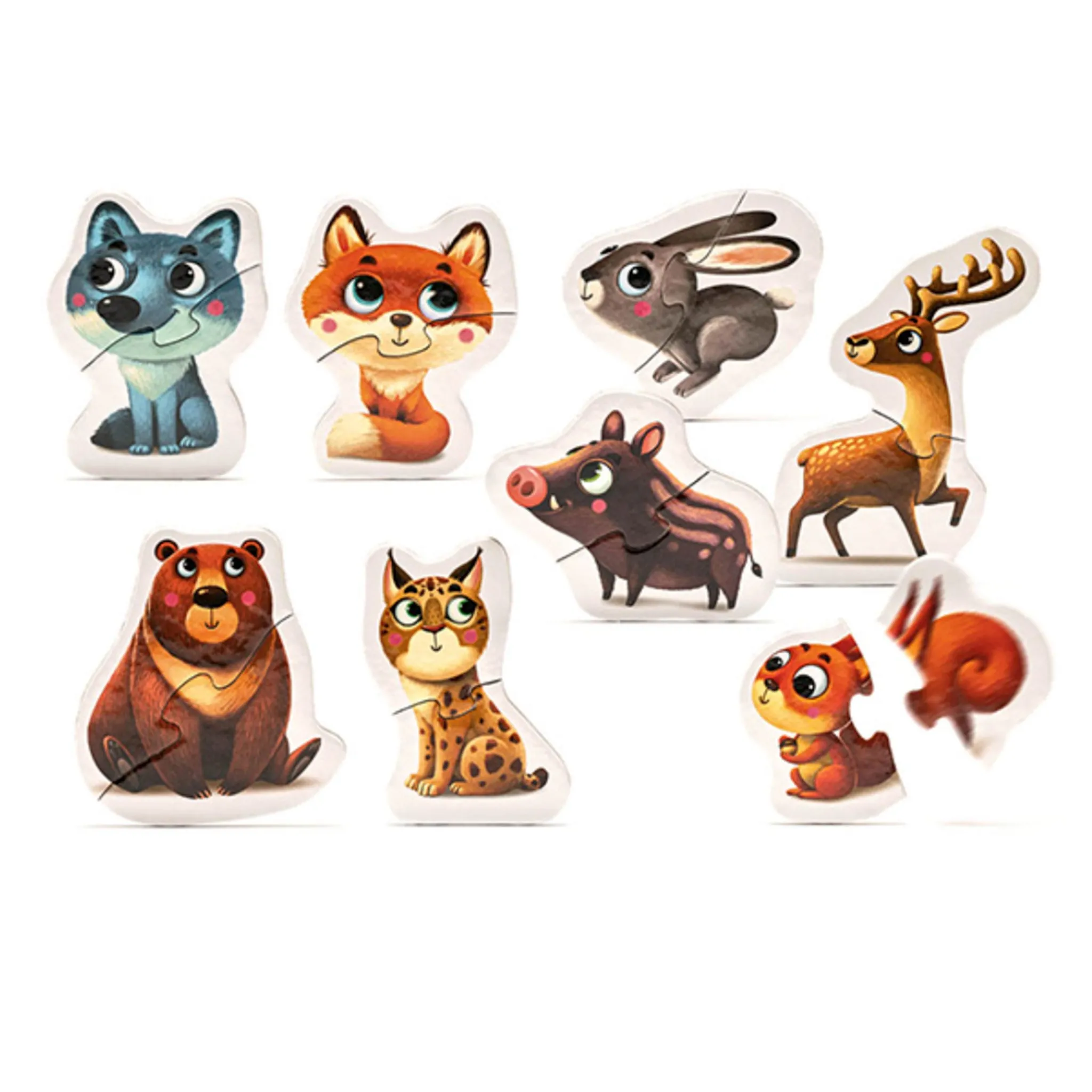 Kids Chefclub Puzzle Mountain Animals