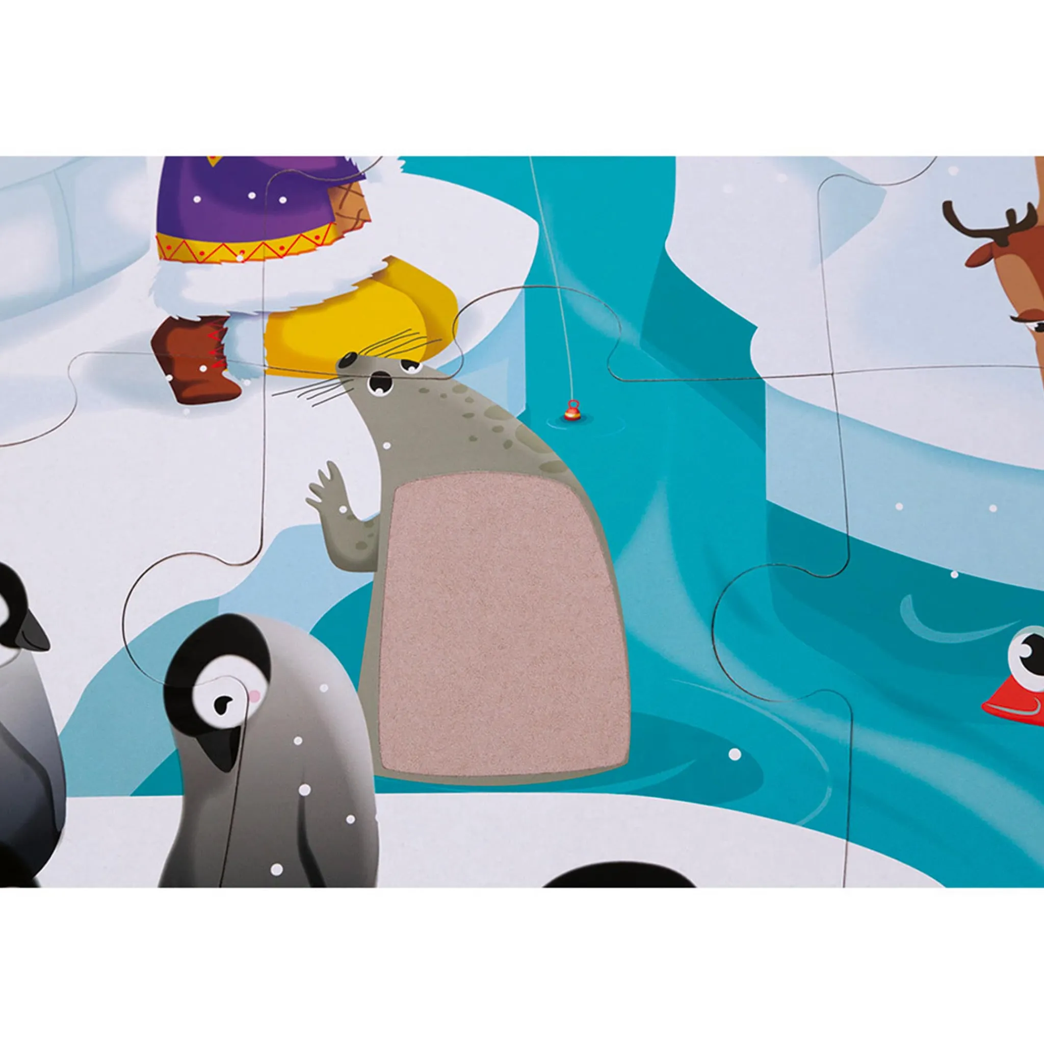 Kids Janod Puzzles>Puzzle Tactile Polar