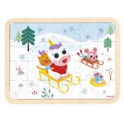 Kids Janod Puzzle To The Mountain