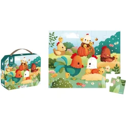 Kids Janod Puzzle Welcome to the Farmyard 20 pieces