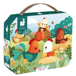 Kids Janod Puzzle Welcome to the Farmyard 20 pieces