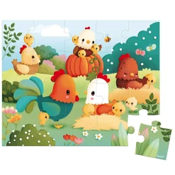 Kids Janod Puzzle Welcome to the Farmyard 20 pieces