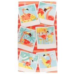 Kids SAFDIE u0026 CO Summer Activities|Outdoors & Travel>Quick Dry Towel - Flamingo Vacation