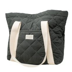 Dans Le Sac Handbags & Purses|Diaper Bags>Quilt Tote bag - Kaki