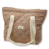 Dans Le Sac Handbags & Purses|Diaper Bags>Quilt Tote bag - Tan