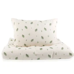 Kids House of Elia Quilted Comforter & Pillowcase - Muslin Fern