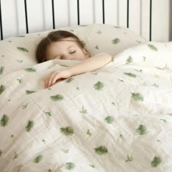 Kids House of Elia Quilted Comforter & Pillowcase - Muslin Fern