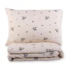 Kids House of Elia Quilted Comforter & Pillowcase - Muslin Blueberry