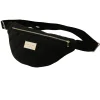 Dans Le Sac Quilted waist bag-Black/Black