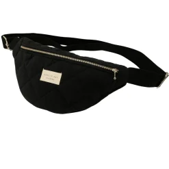 Dans Le Sac Quilted waist bag-Black/Black