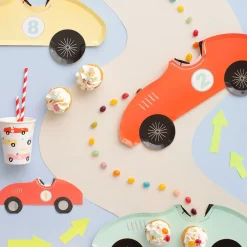 Meri Meri Party Supplies>Race Car Party Cups (8)