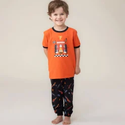 Kids/BOY Nano Pajamas & Bathrobes>Race Cars 3 Piece Pajamas 2-12y