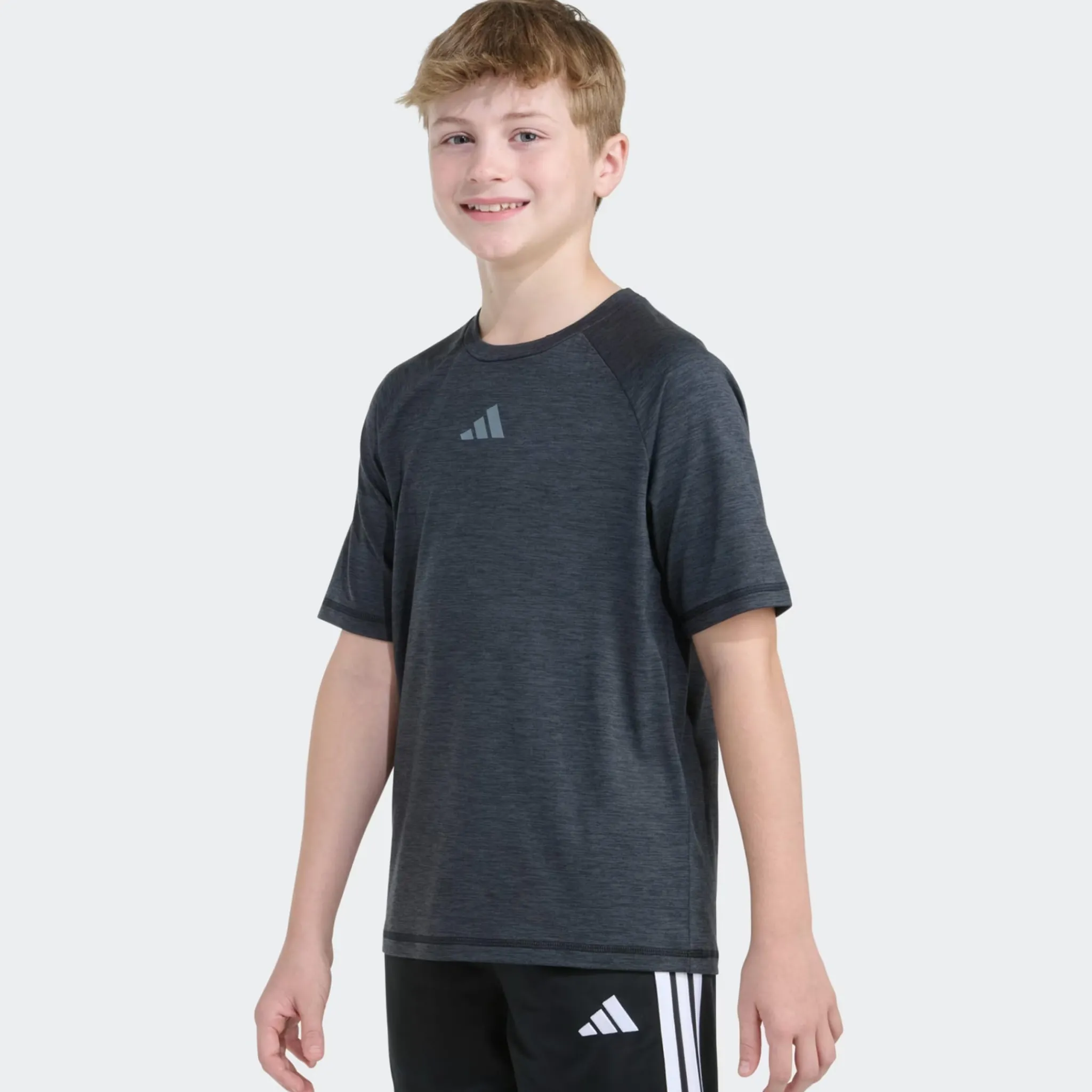 Kids/BOY Adidas Raglan Melange Tee 8-16y