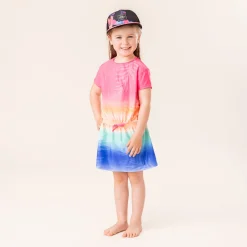 Kids Nano Rainbow Beach Dress 2-14