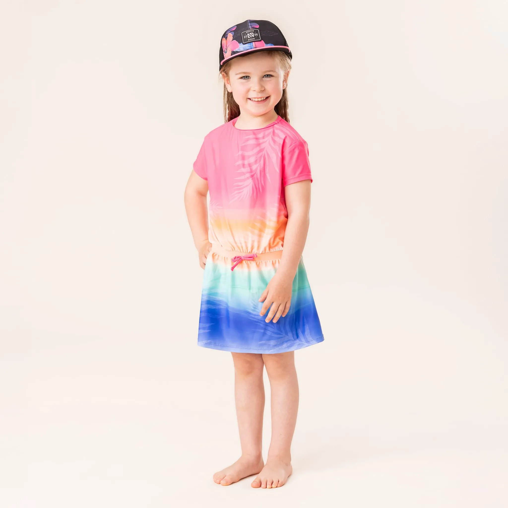 Kids Nano Rainbow Beach Dress 2-14