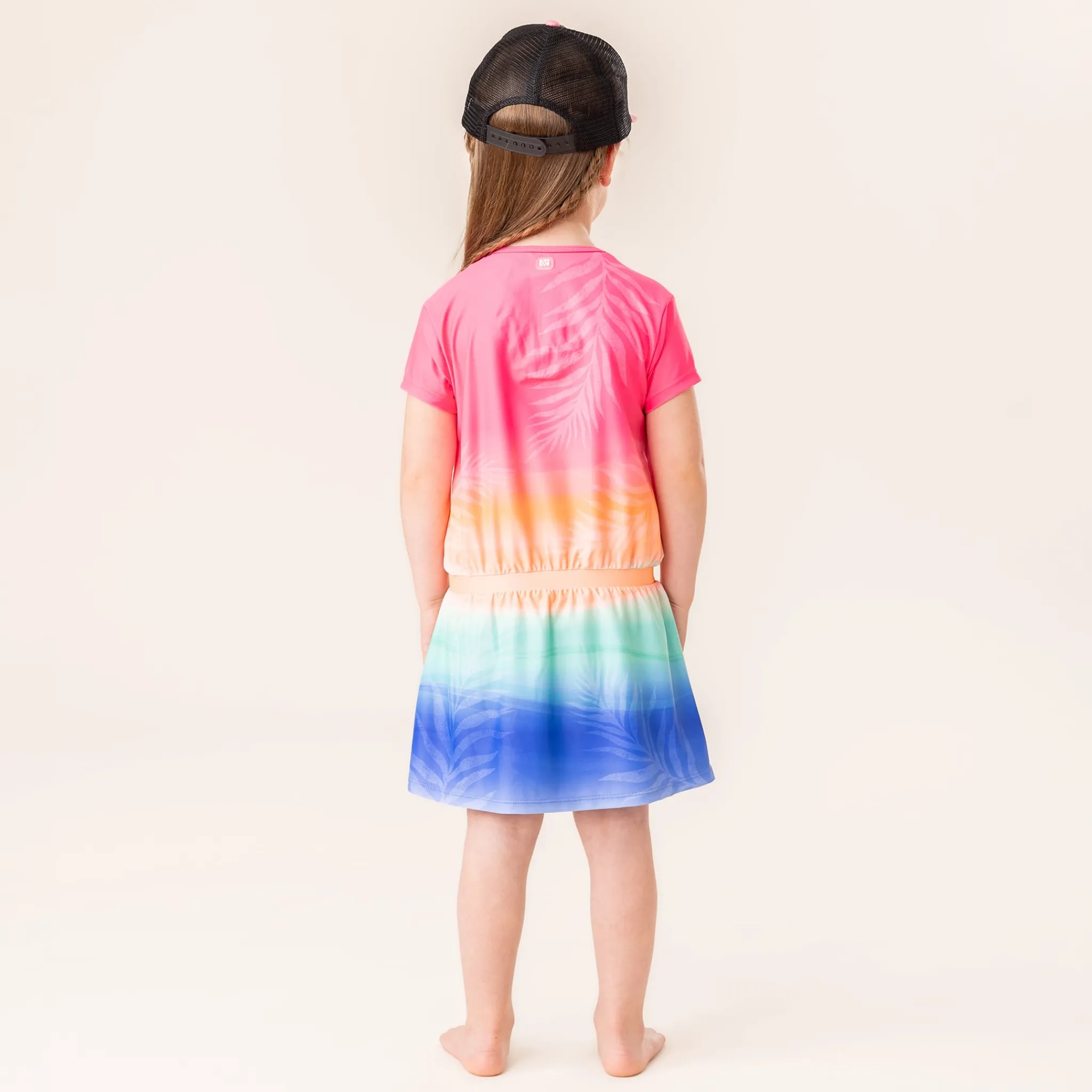 Kids Nano Rainbow Beach Dress 2-14