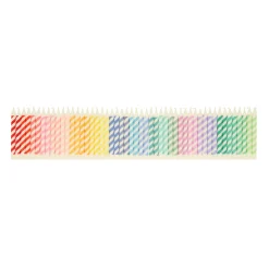 Meri Meri Rainbow Striped Mini Candles (50)