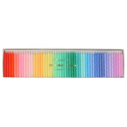 Meri Meri Rainbow Twisted Mini Candles (50)