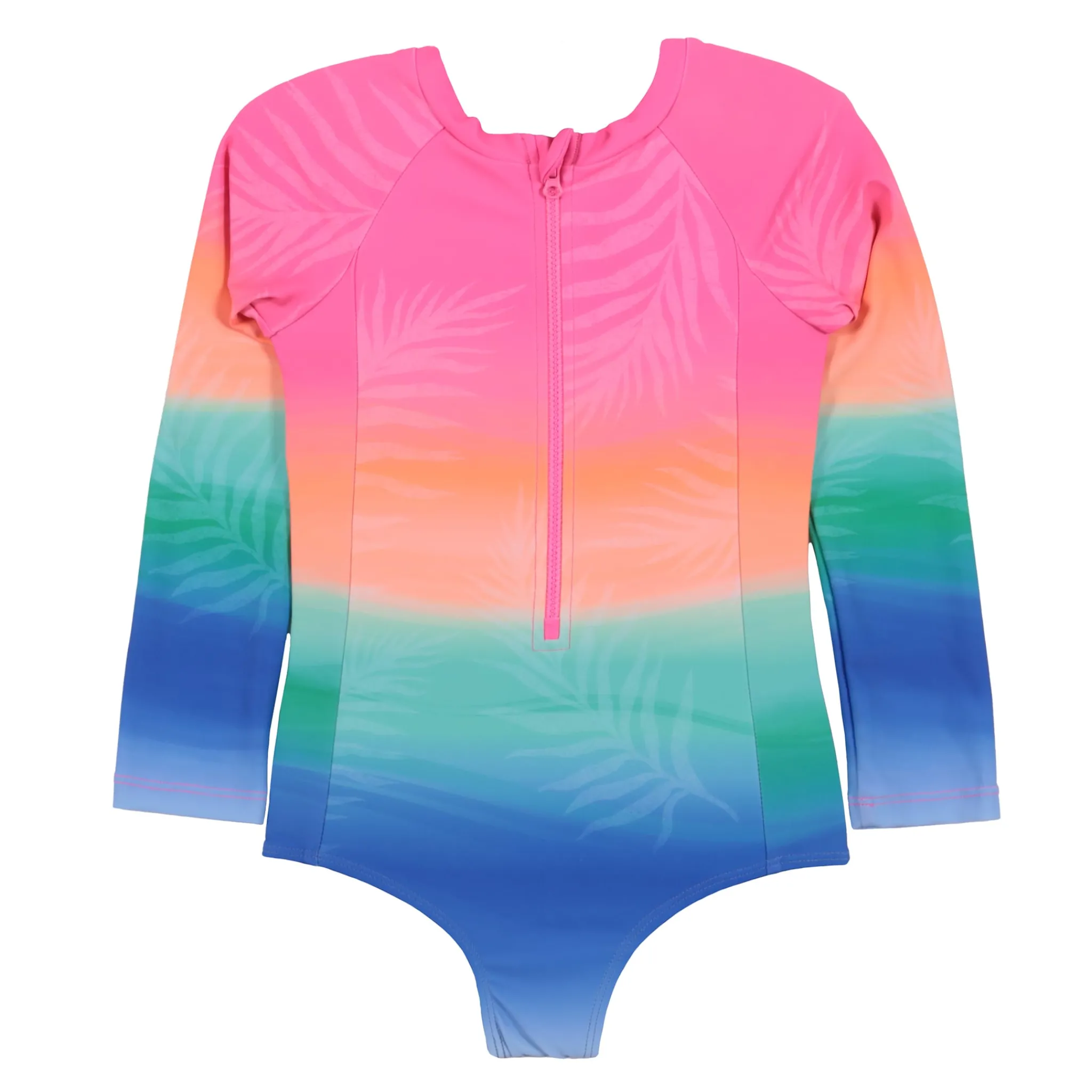 Kids Nano Rainbow Uv Ls Swimsuit 2-14