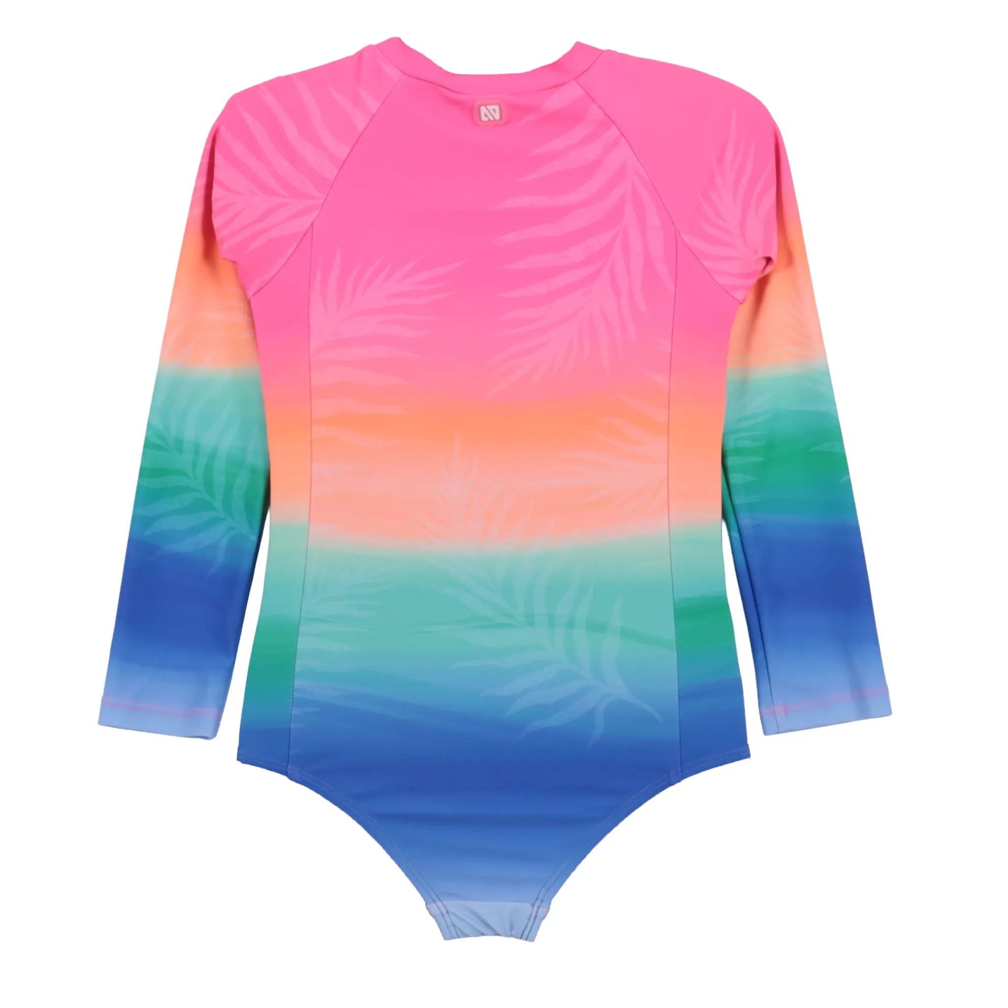 Kids Nano Rainbow Uv Ls Swimsuit 2-14