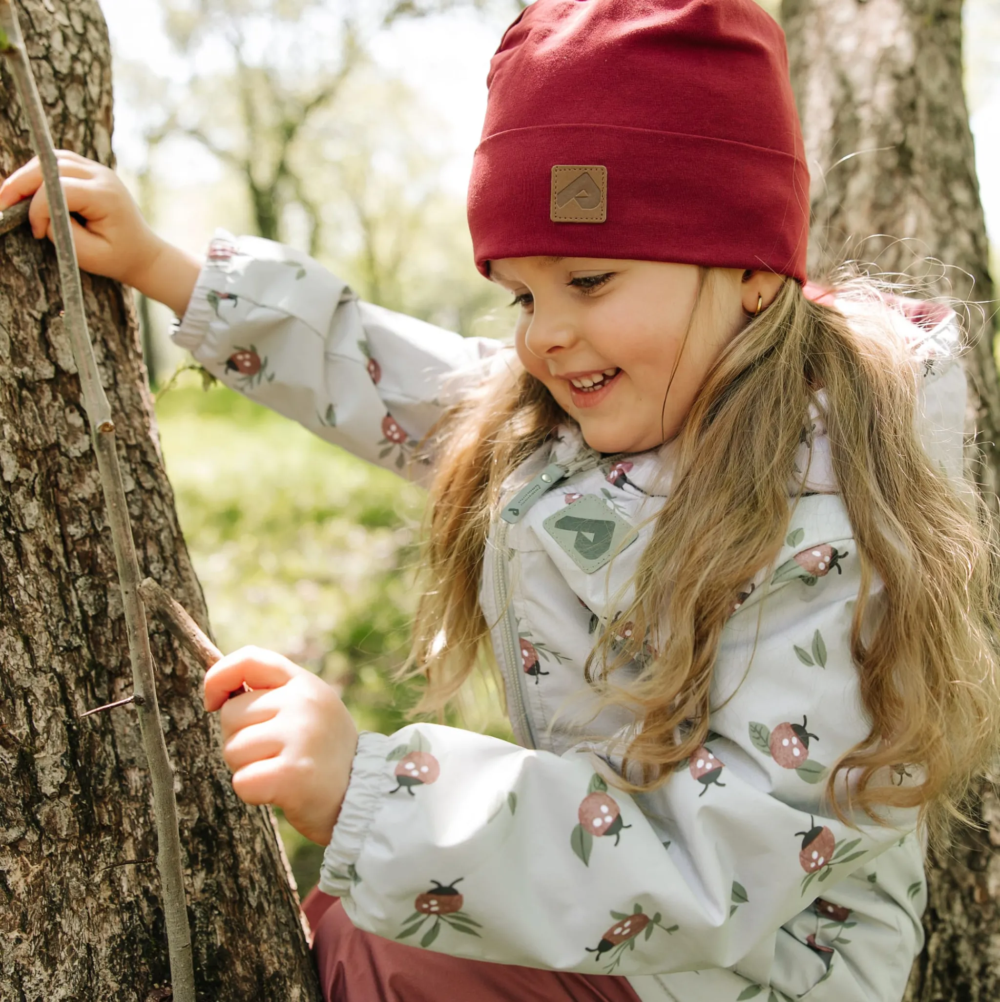 Kids Perlimpinpin Raspberry Beanie 2-12