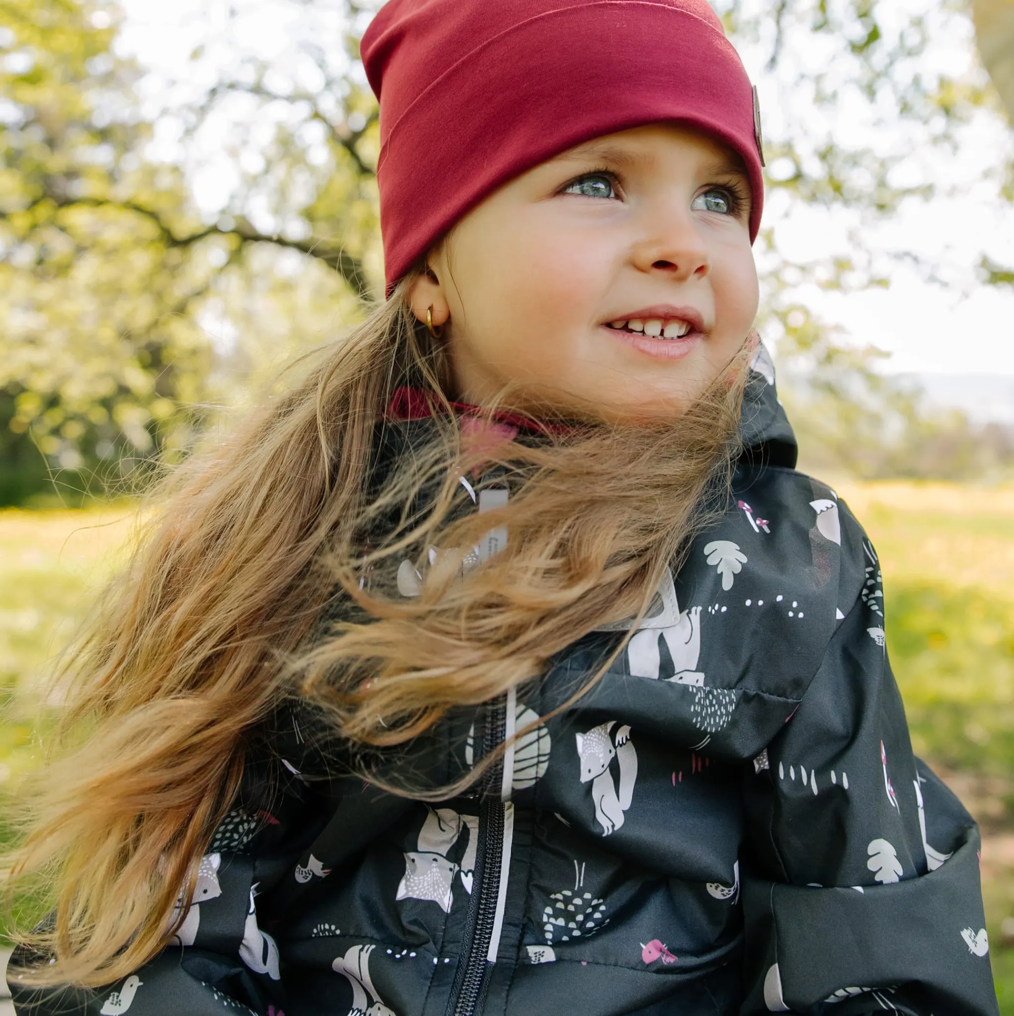 Kids Perlimpinpin Raspberry Beanie 2-12