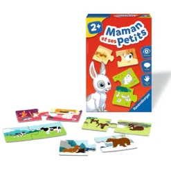 Kids Ravensburger - Jeu Educatif - Maman et ses petits - Découverte des animaux