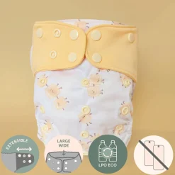 BOY La Petite Ourse Ravioli Cloth Diaper 10-35lb