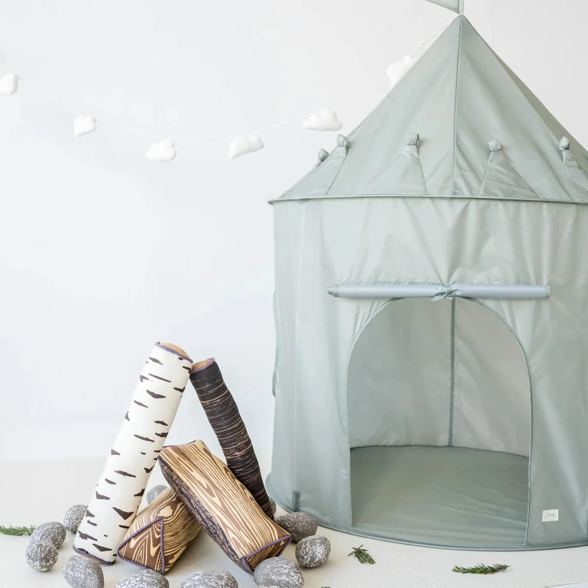 Kids 3 Sprouts Recycled Fabric Play Tent - Green