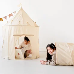 Kids 3 Sprouts Recycled Fabric Play Tunnel - Beige