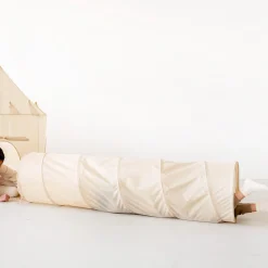 Kids 3 Sprouts Recycled Fabric Play Tunnel - Beige