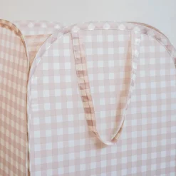 3 Sprouts Recycled Pop-Up Laundry Hamper - Gingham