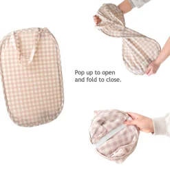 3 Sprouts Recycled Pop-Up Laundry Hamper - Gingham