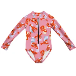 Kids Headster Kids Swimsuits>Red Lobster One Piece Swimsuit 2-12y