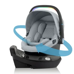 Kids Evenflo Revolve180 LiteMax NXT Rotational Car Seat with SensorySoothe - Quartz