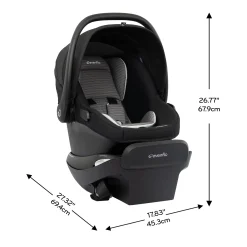 Kids Evenflo Revolve180 LiteMax NXT Rotational Car Seat - Cinder Gray