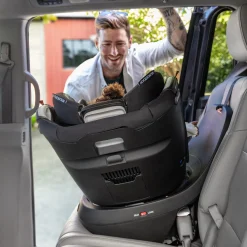 Kids Evenflo Revolve360 Slim 2-in-1 Rotating Convertible Car Seat - Canton Black