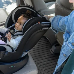 Kids Evenflo Revolve360 Slim 2-in-1 Rotating Convertible Car Seat - Canton Black