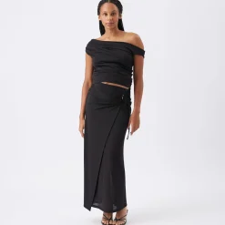 Ripe Rhi Mock Wrap Skirt