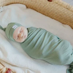 Kids Copper Pearl Blankets|Blankets>Rib Knit Blanket - Clover