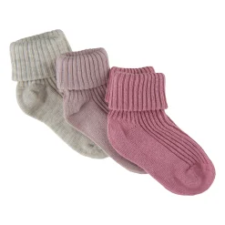 Minymo Socks|Underwear & Socks>Rib Sock 3pk 0-24m